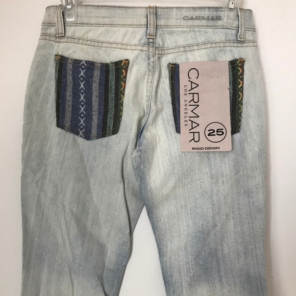 [LF] Carmar Patch Bell Sleeve Flare Denim Jeans - Picture 5 of 5